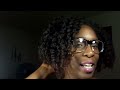 NATURAL HAIR FAUX BOB/ TRIAL NIGHT TIME ROUTINE/ FASHION GLASS