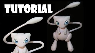 Mew Tutorial Polimer Clay Cold Porcelain Plastilina Porcelana Fria