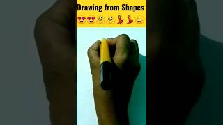 House Drawing From Shapes
