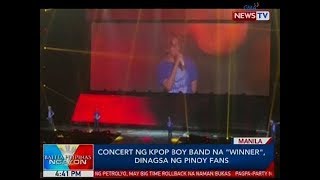 BP: Concert ng Kpop boy band na 'Winner', dinagsa ng Pinoy fans