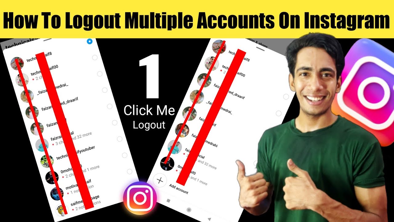 How To Logout Multiple Accounts On Instagram | How To How To Logout Multiple Accounts On Instagram | How To