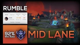 A Top Lane Champ Goes Mid With A 92% Win Rate In DIAMOND 2
