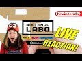 NINTENDO LABO HYPE REACTION! 🔵 | First Look!