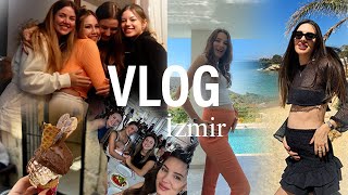 Kizlarla İzmi̇r Tati̇li̇mi̇z Fatma , Ebru , Gözde 3 Gün Beraberiz Sürpriz Doğum Günüm Vlog