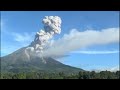 Mount Sinabung eruption: Indonesia volcano spews smoke as alert is raised