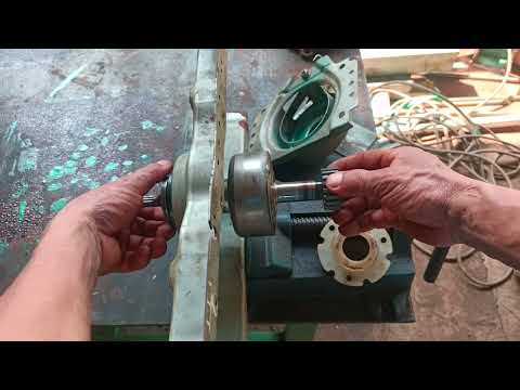 Cách ráp bạc đạn đũa 1 chiều.máy giặt Sanyo asw-f981t #rapbacdanduamotchieu