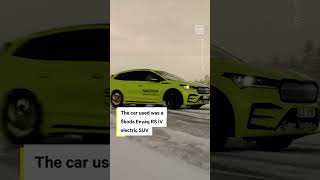 Škoda Sets World Record For Longest Continuous Drift On Ice