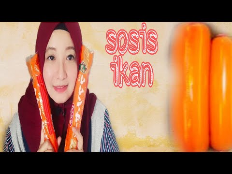 Review Japanese fish sausage||mukbang Japanese fish sausage