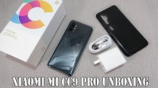 Xiaomi Mi Cc9 Pro Midnight Black Color Unboxing Camera, Fingerprint, Face Unlock Tested