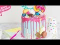 MI PASTEL DE CUMPLEAÑOS | DRIP CAKE DE VAINILLA, FRAMBUESA Y COCO | Quiero Cupcakes!