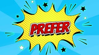 Prefer Konu Anlatimi İngi̇li̇zce Öğreni̇yorum