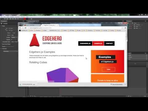 Adobe Edge Animate - Edge Hero Lesson 1 - 3d Objects