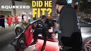 Shaq Finally Fits Custom 20-Inch Stretched Corvette Delivery In Vegas