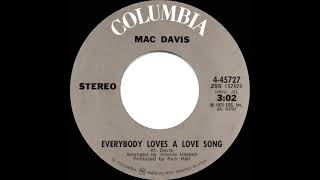 Watch Mac Davis Everybody Loves A Love Song video