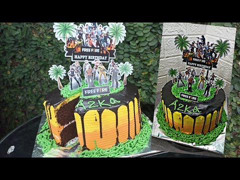 CARA MENGHIAS KUE ULANG TAHUN TANPA SPUIT, SIMPLE DAN SEDERHANA || CAKE ANAK LAKI LAKI