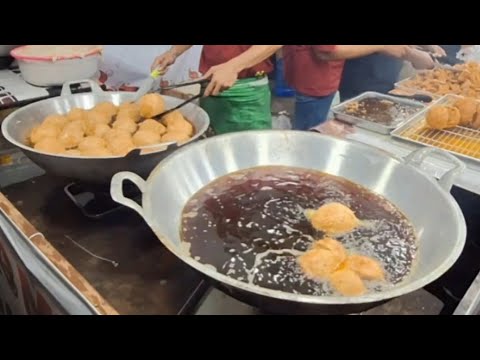 STUNNING and DELICIOUS!! Jumbo Fried Meatballs..