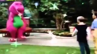 Barney Comes To Life Sharing Is Caring