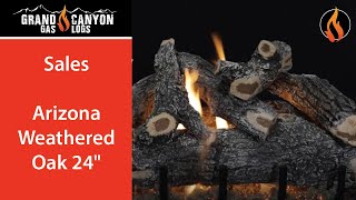 Arizona Weathered Oak 24" w/ 2 Burner