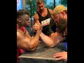 Braun stroman vs blessing awodibu arm wrestling 😳😳||bodybuilder vs wrestler match 😳