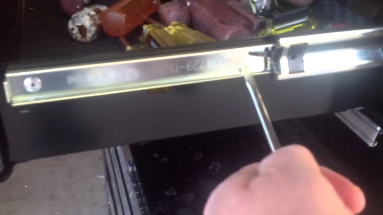Husky Tool Chest Drawer Removal - YouTube