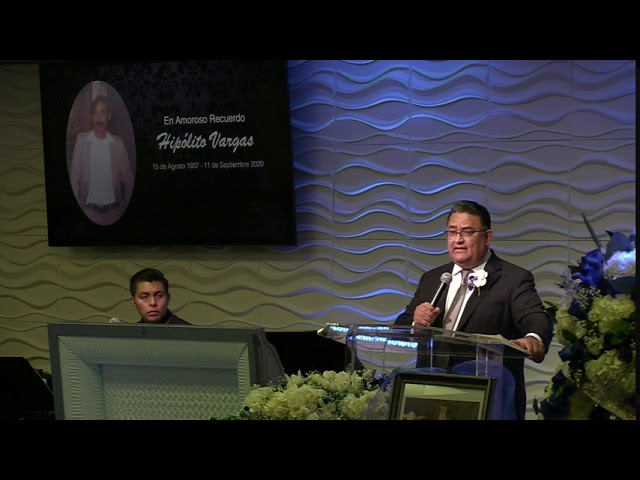 Servicio Memorial en honor de Hipolito Vargas September 25, 2020