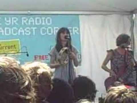She and Him Performance SXSW 2008 Zooey Deschanel M. Ward