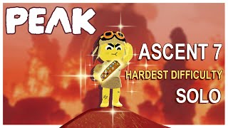 Peak Hardest Difficulty Ascent Seven Solo Gameplay