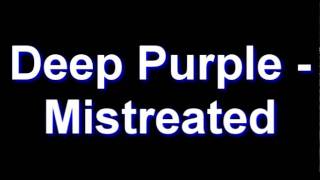 Deep Purple - Mistreated