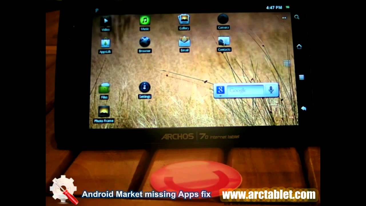 Android missing apps Market fix - YouTube
