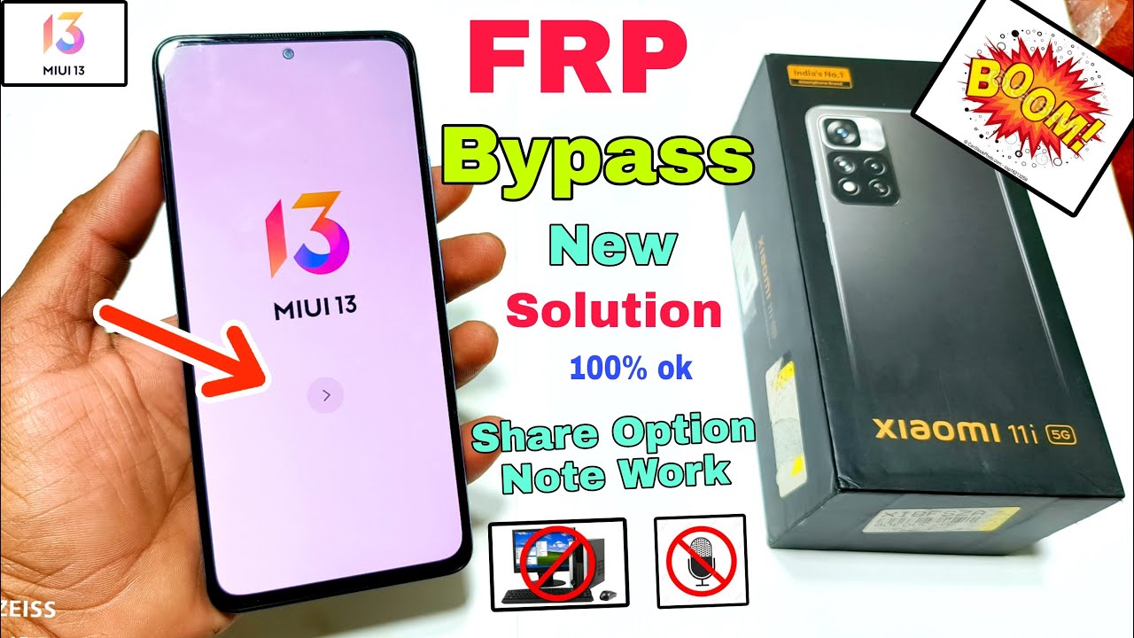 Xiaomi 11i 5G FRP Bypass | MIUI 13 | All Xiaomi 11i 5G Xiaomi 11i 5G FRP Bypass | MIUI 13 | All Xiaomi 11i 5G