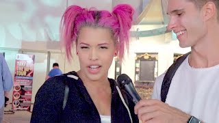 HOLLYWOOD GiRLS ON "WHAT IS YOUR S?X NUMBER?" | Street Interviews