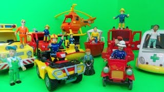 Feuerwehrmann Fireman Sam What's in his Lunch Box Full Episode of Surprise Toy Openings