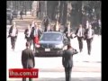 Erdoğan'ın korumaları alay konusu oldu.