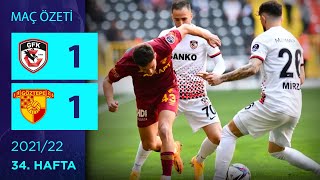 ÖZET: Gaziantep FK 1-1 Göztepe | 34. Hafta - 2021/22