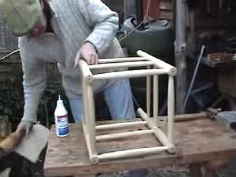 Making a Frame Stool from Ash Kamba