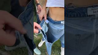 Lazy Jeans Hack In 60 Seconds!