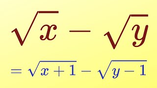 A Radically Nice Equation