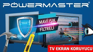 Powermaster Tv Ekran Koruyucu - Mavi̇ Işik Fi̇ltreli̇ -
