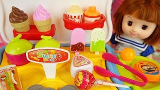 Baby doll Ice cream candy and kitchen toys baby Doli play