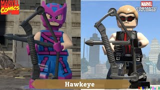 Lego Marvel Comics VS MCU