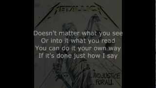 Watch Metallica Eye Of The Beholder video
