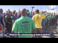 Afrique du Sud: les mineurs commémorent la fusillade de Marikana