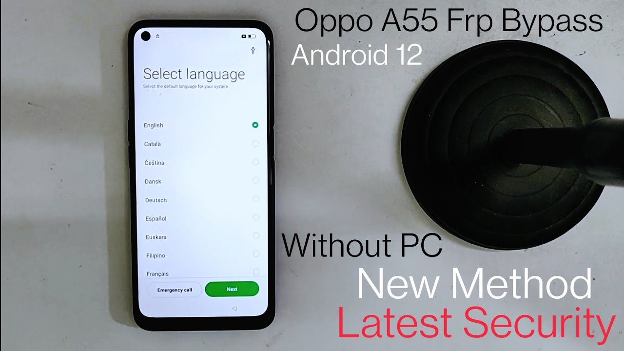Oppo A55 Frp Bypass Android 12 Latest Security 2022 Oppo A55 Frp Bypass Android 12 Latest Security 2022