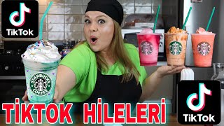 Ti̇ktok Starbucks İçecek Hi̇leleri̇ni̇ Test Etti̇m Viral Tiktok Life Hacks