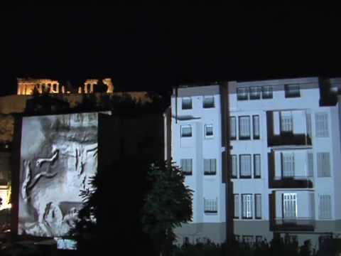 New Acropolis Museum, Athens - Opening Ceremony Video Projections directed by Athina Rachel Tsangari New Acropolis Museum, Athens - Opening Ceremony Video Projections directed by Athina Rachel Tsangari