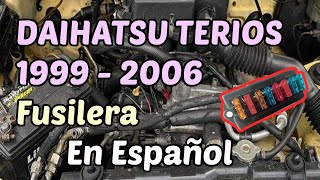 Diagrama De Fusibles Daihatsu Terios 1999 - 2006 En Español