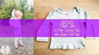 Diy Toddler Shirt & Potty Training Tips With Huggies Pull-Ups Training Pants Lifes Little Sweets