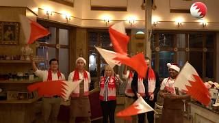Café Ségo encouraged Bahrain national team in its final match - تجشيع فريق كافيه سيغو لمنتخب البحرين