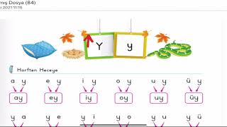 Y Sesi Hece Birleştirme Çalışması
