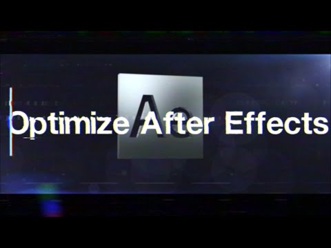 How To Make Adobe After Effects Render Faster